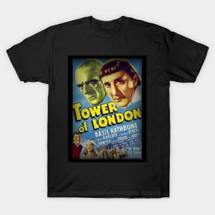 Tower Of London - 1939 Film Release Promotional Poster. T-Shirt